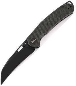 WXC16A WIXCO Wortex Linerlock Pocket Knife Micarta Black
