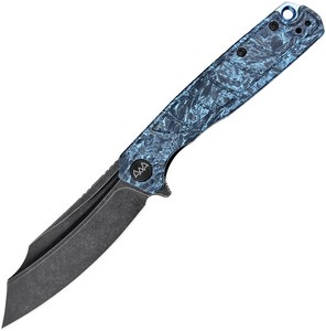 WXC20A WIXCO Spark Linerlock Pocket Knife Shredded Carbon Fiber