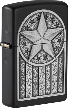 Zippo American Metal Emblem Lighter - ZO70766