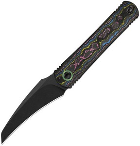 ZX34993A3 Kizer Feist 3 Framelock Pocket Knife Ultimate Warrior Carbon Fiber