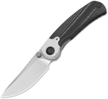 ZXFK03A6 Kizer Cutlery Pioneer Linerlock Pocket Knife Black Micarta