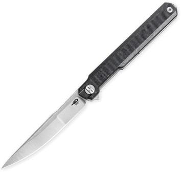 Bestech Duoz Linerlock Pocket Knife Black - BTKG65A