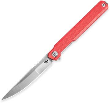 Bestech Duoz Linerlock Pocket Knife Red - BTKG65C