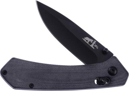 FBKH101BG10 Frost Cutlery Black Valley Crossbar Lock Pocket Knife