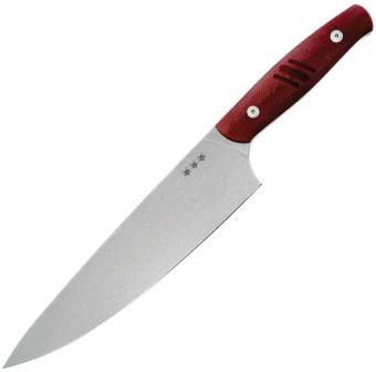 GM12887 GiantMouse Chefs Knife Red G10
