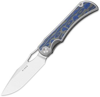 KI4763LDA1 Kizer Allure Linerlock Pocket Knife Vortex Micarta