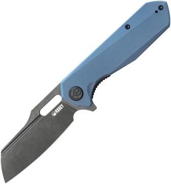 Kubey Atlas Linerlock Pocket Knife Blue Black - KUB328K