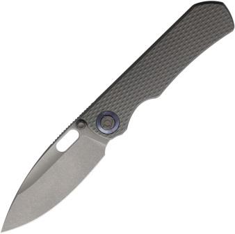 KUNK709T1 Kunwu Excalibur Framelock Pocket Knife Stonewash