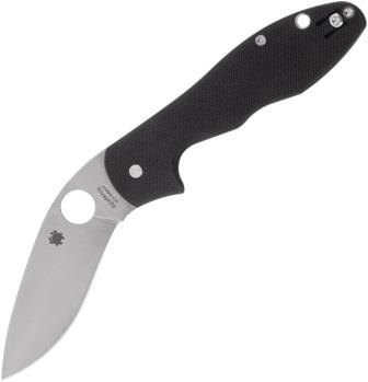 SC276GP Spyderco Retract Linerlock Pocket Knife Black G10
