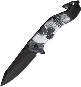 STT270191 S-TEC Linerlock Pocket Knife Spring Assisted Opening