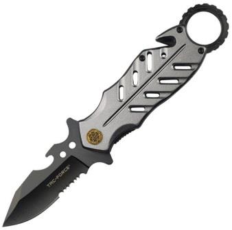 TF2027SH Tac Force Rescue Folder Spring Assisted Opening Linerlock Pocket Knife