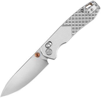 TRIVISA Dragonfly Axis Lock Pocket Knife Silver - TVJM03OTM
