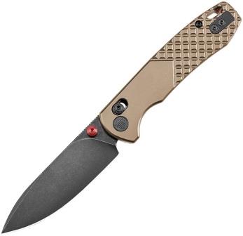 TRIVISA Dragonfly Axis Lock Pocket Knife Gold - TVJM03ZTM