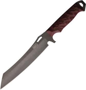Dawson Wayfinder Fixed Blade Knife Black/Red - DW47674