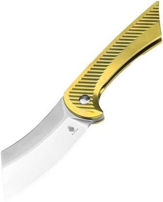 KI3673A1 Kizer Cutlery Dawn Framelock Pocket Knife Gold