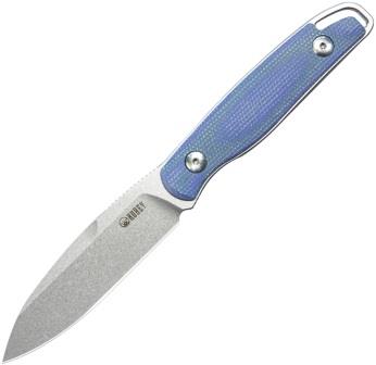KUB357D Kubey Dust Devil Fixed Blade Knife Blue