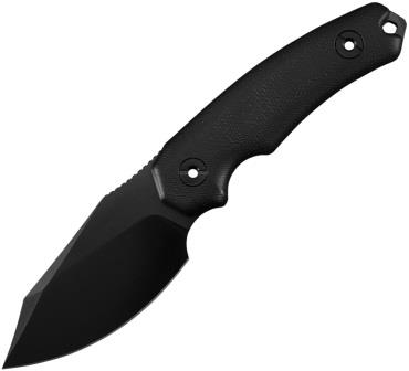 Kunwu Stiffy D Fixed Blade Knife Black - KUNF706BK3