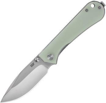 NUKS131005 NUKNIVES S13 Kumpanter Linerlock Pocket Knife Jade