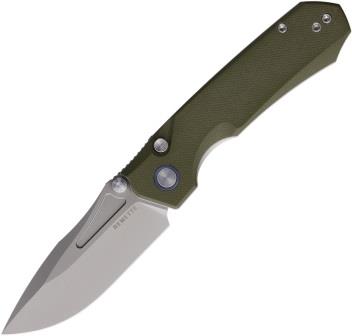 REMETTE Rhino Button Lock Pocket Knife OD Green - RMTRNGD2