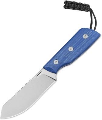 STR8DGBC Straight Line Digger Fixed Blade Knife Blue