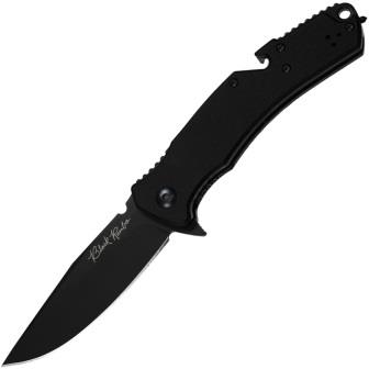 VNI35GPBBK V NIVES Black Rambo Utility Pro Linerlock Pocket Knife
