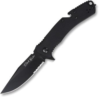 VNI35GPSBBK V NIVES Black Rambo Utility Pro Linerlock Pocket Knife