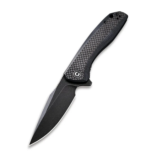 CIV-C801I Civivi Baklash Linerlock Pocket Knife Flipper G10 Carbon Fiber 