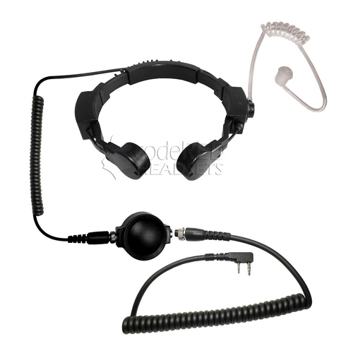 Code Red Headsets Assault Tactical Dual-Throat Microphone K Connector - CRD21418 