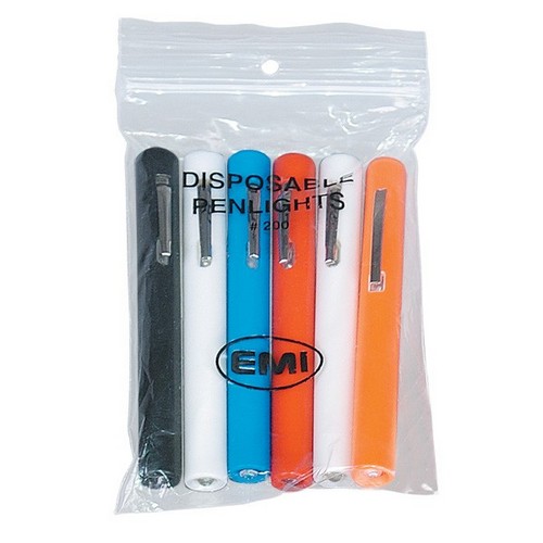 EMI - Emergency Medical Disposable Rainbow Penlight 6 Pack - EMI-211 