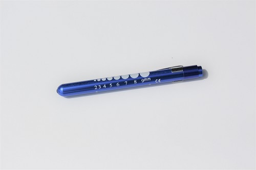 EMI - Emergency Medical Ultra-Light Pupil Gauge Penlight Blue - EMI-222-B 