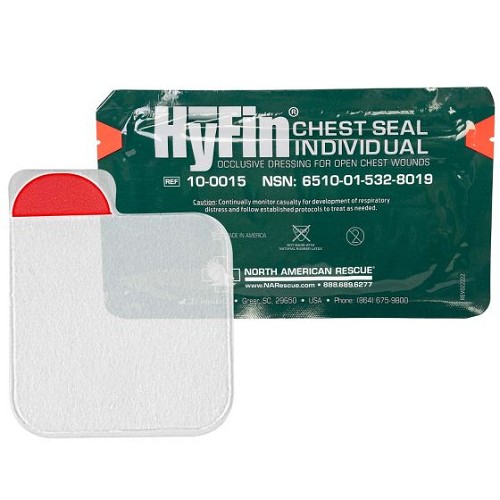 North American Rescue Hyfin Individual Occlusive Chest Seal - NAR-10-0015 