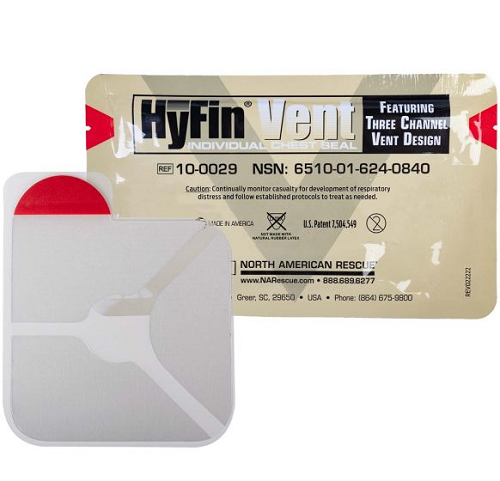 North American Rescue Hyfin Vent Individual Chest Seal - NAR-10-0029 
