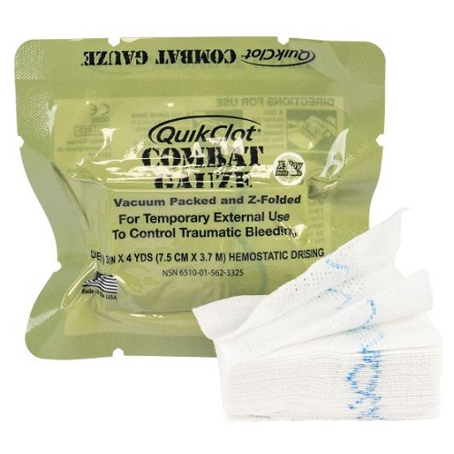 NAR-30-0039 North American Rescue Quikclot Z-Fold Combat Gauze 