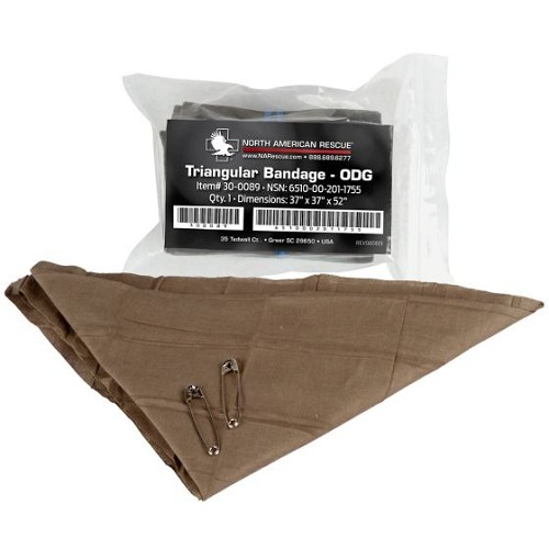 North American Rescue Triangular Bandage (Cravat) - ODG - NAR-30-0089 