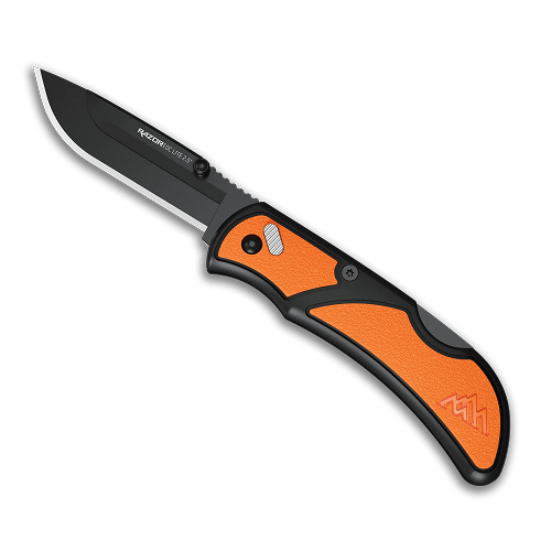 Outdoor Edge 2.5 RAZOR-EDC LITE Knife Orange PMS 2 Black Blades - OE-RCB25-2C 