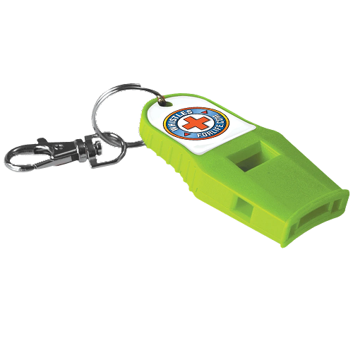 Resqme Whistle For Life - Safety Whistle Neon Green - RESQ-WFL-NEON-GREEN 
