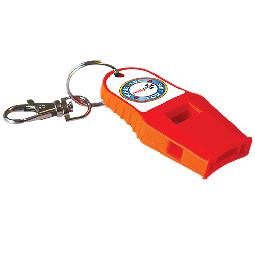 Resqme Whistle For Life - Safety Whistle Safety Orange - RESQ-WFL-SAFETY-ORANGE 