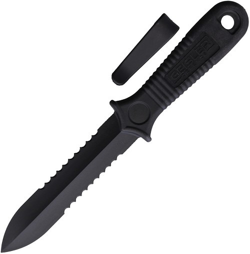 AMG Corp Long Kobe Boot Knife Black - AMG5511 