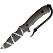 Acta Non Verba M311 Spelter Fixed Blade Knife Elmax Camo Olive - ANVM311026 