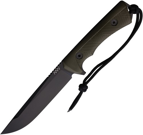 Acta Non Verba P300 Fixed Blade Knife Black/OD Green - ANVP300055 