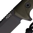ANVP300055 Acta Non Verba P300 Fixed Blade Knife Black/OD Green 