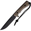 Acta Non Verba P300 Fixed Blade Knife Black/Coyote Brown - ANVP300056 