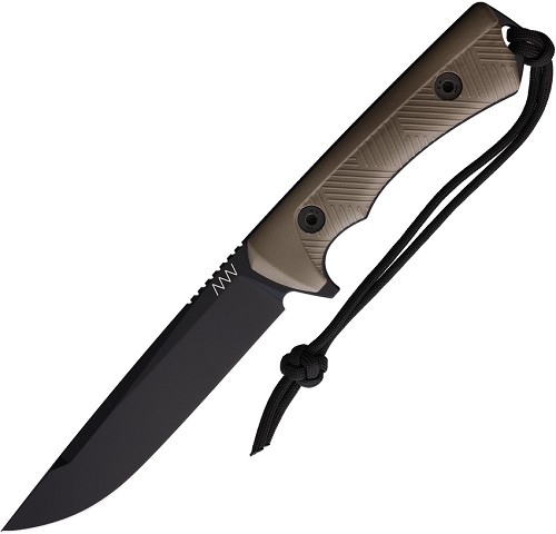 Acta Non Verba P300 Fixed Blade Knife Black/Coyote Brown - ANVP300056 