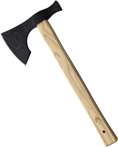 American Tomahawk Model 2 Axe Hickory Topo Map - ATC41586 