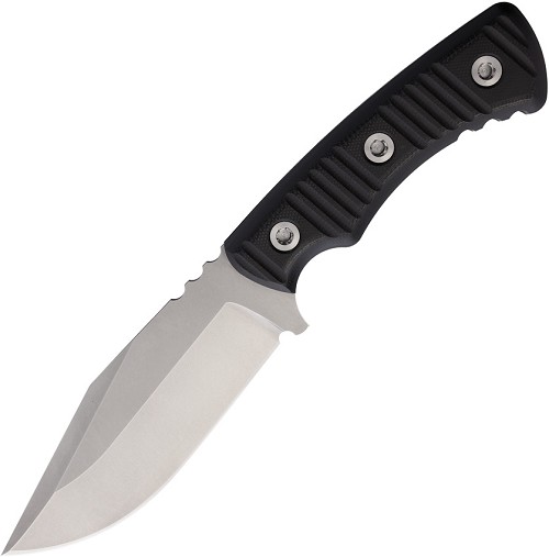 American Tomahawk Scout Fixed Blade Knife Stonewashed Black G10 - ATCSCOUTSWB 