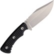 ATCSCOUTSWB American Tomahawk Scout Fixed Blade Knife Stonewashed Black G10 