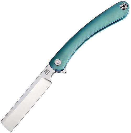 Artisan Orthodox Framelock Pocket Knife Green M390 - ATZ1817GGNM 