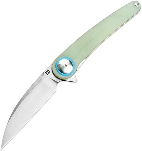 Artisan Cazador Linerlock Pocket Knife Jade - ATZ1848PNTG 