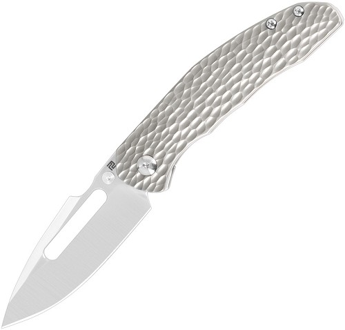 Artisan Boa Framelock Pocket Knife Gray Titanium S35VN - ATZ1862GFGY 
