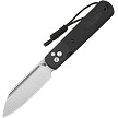 Artisan Holm Button Lock Pocket Knife Black - ATZ1875PBK 
